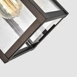 CHLOE Lighting, Inc. CHLOE Lighting Brian Transitional 1-Light Rubbed Bronze Outdoor Wall Sconce -Ceiling Lighting Shop 7d1164be0deeba7c 5625 w800 h800 b0 p0