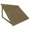 Awntech Corporation 3' Houstonian Metal Standing Seam Awning , Bronze