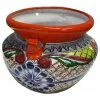 Fine Crafts & Imports Small Multicolor Talavera Ceramic Pot
