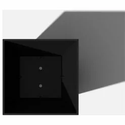 Veradek Nobleton Square Planter, Black, 18" -Ceiling Lighting Shop 7d518cc20179605f 2839 w800 h800 b1 p0