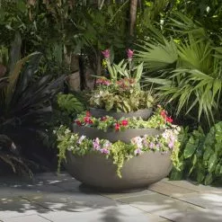 Crescent Garden Orinoco Bowl, Old Bronze, 40" -Ceiling Lighting Shop 7ea123e20e7c9e56 4267 w800 h800 b0 p0