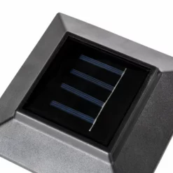 Glitzhome 5.75"L Solar Powered LED Fence Post Cap Light, Set Of 4, Black -Ceiling Lighting Shop 7ef10b72008fb17f 5013 w800 h800 b0 p0