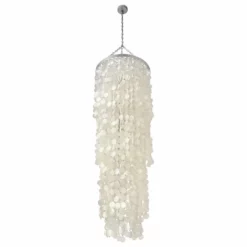 KOUBOO Round King Size Chandelier With Round Capiz Seashells, Natural White -Ceiling Lighting Shop 8291708f040a0263 2107 w800 h800 b1 p0