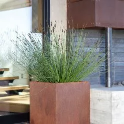 Veradek Metallic Series Corten Steel Cube Planter, Large -Ceiling Lighting Shop 82b1f168038f46a2 4376 w800 h800 b0 p0