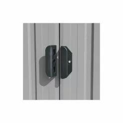 Vida XL International B.V. VidaXL Garden Shed 101.2"x154.3"x71.3" Metal Gray -Ceiling Lighting Shop 82d117cd03696de1 8760 w800 h800 b0 p0