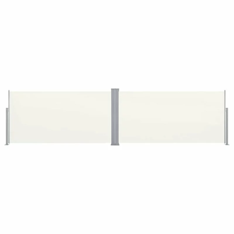 Vida XL International B.V. VidaXL Side Awning 63"x236" Retractable Cream Patio Garden Terrace Sun Shade 2 Vida XL International B.V. VidaXL Side Awning 63"x236" Retractable Cream Patio Garden Terrace Sun Shade - Image 2
