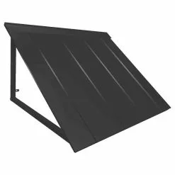 Awntech Corporation 4' Houstonian Metal Standing Seam Awning, Black