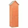Vida XL International B.V. VidaXL Garden Storage Shed Wood Outdoor Terrace Patio Wooden Tool Storage Shed