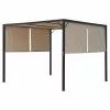 GDFStudio GDF Studio Wendy Outdoor Steel Framed 10' By 10' Gazebo, Beige