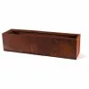 Veradek Metallic Series Corten Steel Window Box Planter, 36"