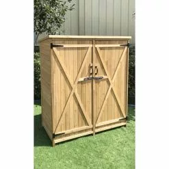 Hanover Outdoor Wooden Storage Shed For Tools, With Shelf And Latch -Ceiling Lighting Shop 85d19ce70ffca40e 5293 w800 h800 b0 p0