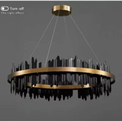 Miron Demid LLC Modern Led Chandelier For Living Room, Dining Room, Bedroom., Black, 31.5'' 13 Miron Demid LLC Modern Led Chandelier For Living Room, Dining Room, Bedroom., Black, 31.5'' -Ceiling Lighting Shop 86013f390feb44aa 1624 w800 h800 b0 p0