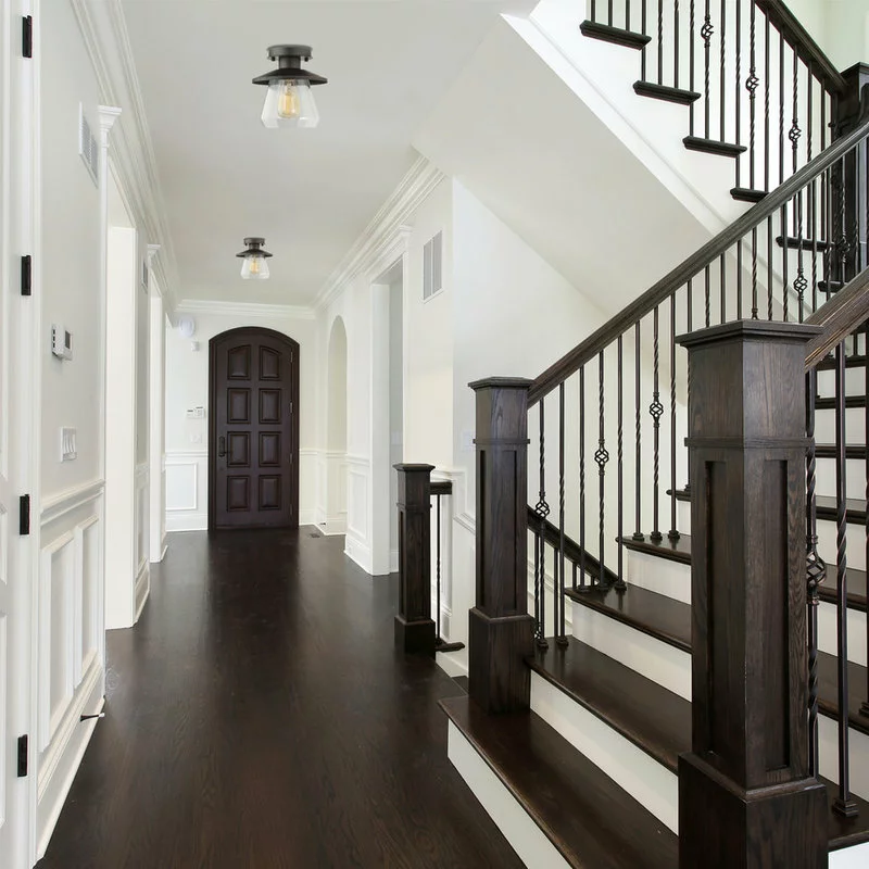 Globe Electric Nate 1-Light Oil Rubbed Bronze Semi-Flush Mount Ceiling Light 3 Globe Electric Nate 1-Light Oil Rubbed Bronze Semi-Flush Mount Ceiling Light - Image 3