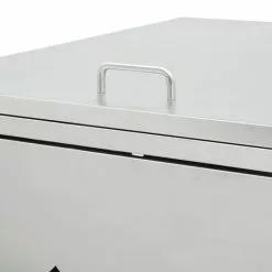 Vida XL International B.V. VidaXL Triple Wheelie Bin Shed 63.4 Gal Stainless Steel Garbage Bin Cover Box -Ceiling Lighting Shop 86d18d820fc5f6fa 8684 w800 h800 b0 p0