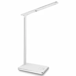 W86 Trading Co., LLC Dimmable LED Desk Lamp, 4 Lighting Modes, White
