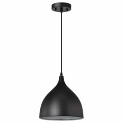CHLOE Lighting, Inc. CHLOE Lighting WALTER Industrial 1-Light Textured Black Mini Pendant -Ceiling Lighting Shop 88211b110fdd4221 5609 w800 h800 b1 p0