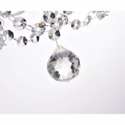 Edvivi Lighting Amorette 1-Light White Finish Mini Chandelier With Crystals Glam Lighting -Ceiling Lighting Shop 8871ace90915d332 2085 w800 h800 b0 p0