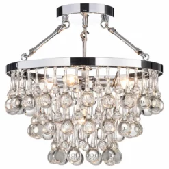 Greenville Signature Ariane 5-Light Chrome Semi Flush Mount -Ceiling Lighting Shop 89117af108ea8ae4 1317 w800 h800 b1 p0