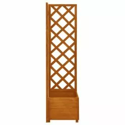 Vida XL International B.V. VidaXL Solid Firwood Corner Trellis Planter Orange Wooden Flower Plant Support -Ceiling Lighting Shop 8921a05500b0ec02 4531 w800 h800 b1 p0