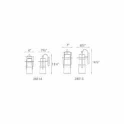 Modern Forms Balthus LED Wall Light, Oil Rubbed Bronze, 14" -Ceiling Lighting Shop 898121c60ec54a5b 3387 w800 h800 b1 p0