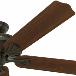 Hunter Fan Company Hunter 60" Royal Oak New Bronze Ceiling Fan With Remote Control -Ceiling Lighting Shop 89f14f650e5d46cb 6592 w800 h800 b0 p0