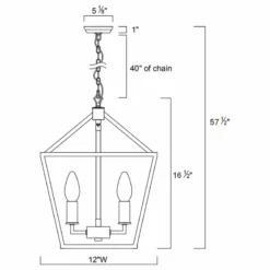 Edvivi Lighting 4-Light Brushed Nickel Lantern Pendant Chandelier 12" 13 Edvivi Lighting 4-Light Brushed Nickel Lantern Pendant Chandelier 12" -Ceiling Lighting Shop 8a3117820edcab8a 5916 w800 h800 b1 p0