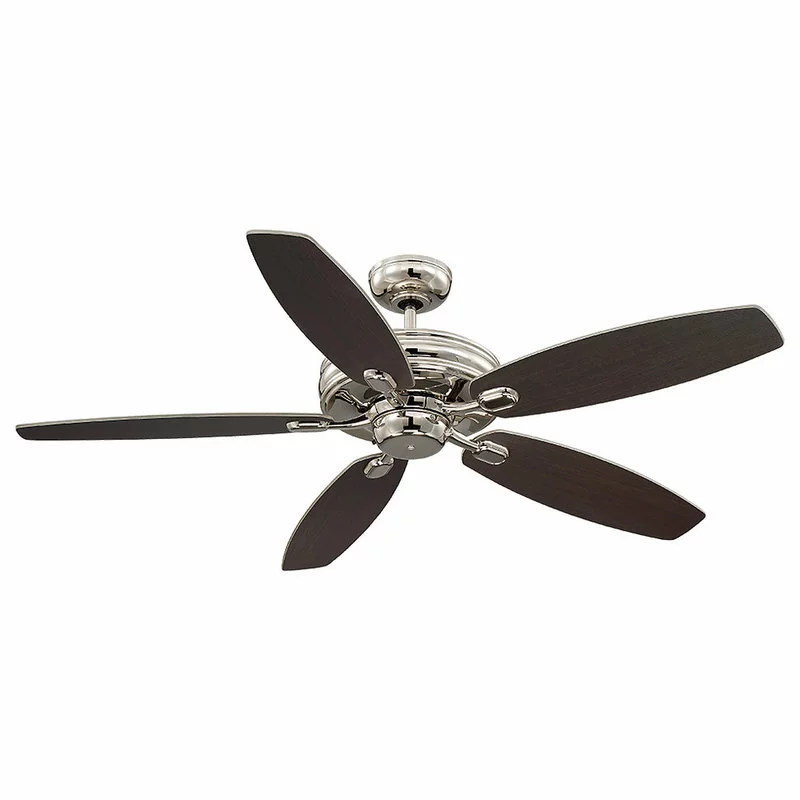Savoy House Kentwood 5-Blade Ceiling Fan, Polished Nickel 3 Savoy House Kentwood 5-Blade Ceiling Fan, Polished Nickel - Image 3