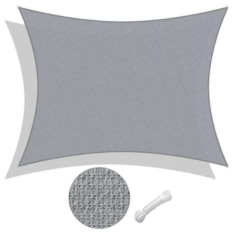 A+ Yescom 16x12 Ft 95% UV Block Rectangle Sun Shade Sail Canopy Patio Pool Net 1 A+ Yescom 16x12 Ft 95% UV Block Rectangle Sun Shade Sail Canopy Patio Pool Net