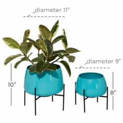 Brimfield & May Modern Teal Metal Planter 51973 14 Brimfield & May Modern Teal Metal Planter 51973 -Ceiling Lighting Shop 8d01d308033f3b10 7951 w800 h800 b1 p0