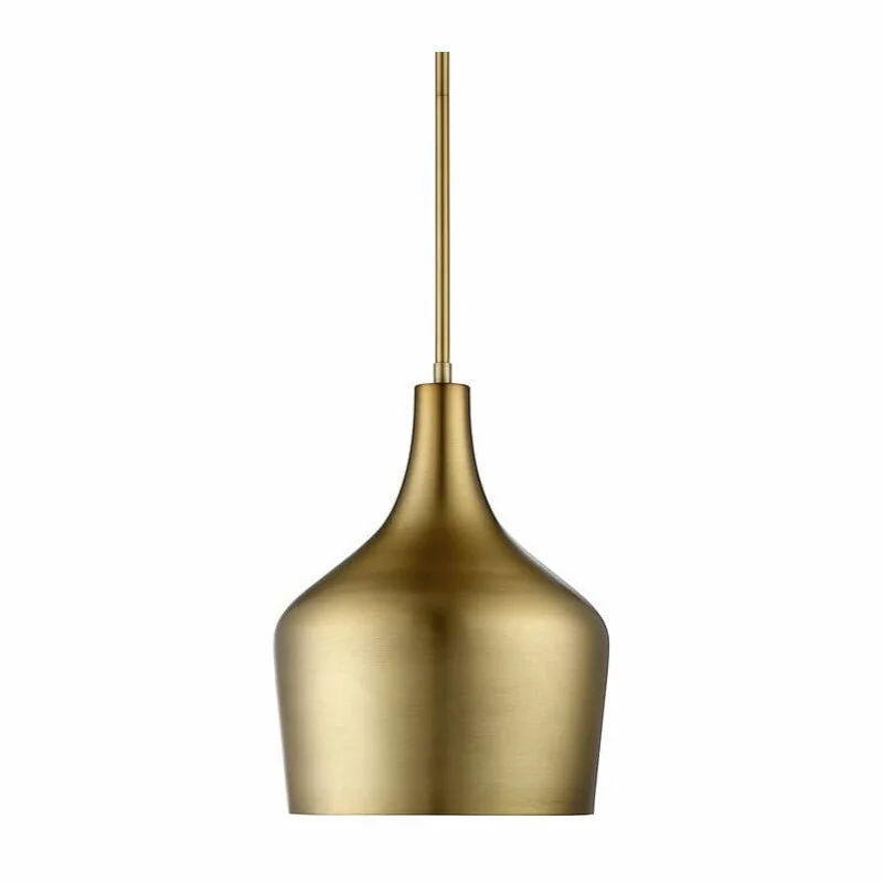 Trade Winds Lighting Trade Winds Lisa Metal Pendant Light In Natural Brass 4 Trade Winds Lighting Trade Winds Lisa Metal Pendant Light In Natural Brass - Image 4