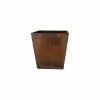 Nice Planter Nice Corten Tapered Square Planter, Corten, 20"