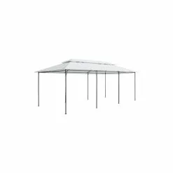 Vida XL International B.V. VidaXL Gazebo With Curtains White Garden Canopy Sun Shelter Sunshade Partytent -Ceiling Lighting Shop 8e91a932032ac4bc 9076 w800 h800 b1 p0