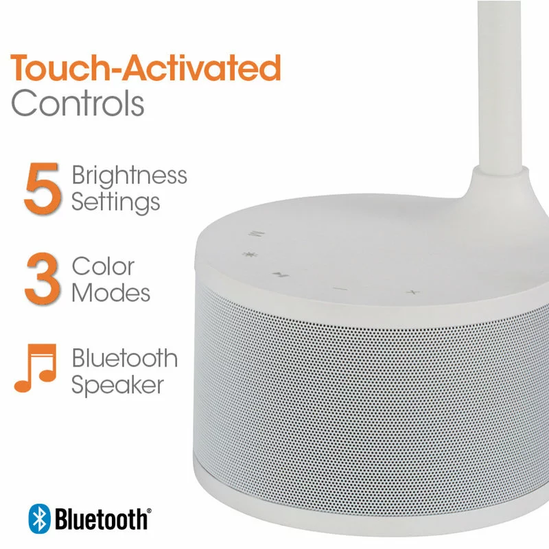 OttLite Technologies OttLite Dual Shade LED Lamp With Bluetooth® Speaker & USB 5 OttLite Technologies OttLite Dual Shade LED Lamp With Bluetooth® Speaker & USB - Image 5