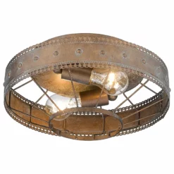 Golden Lighting Ferris Flush Mount In Copper Patina 7 Golden Lighting Ferris Flush Mount In Copper Patina -Ceiling Lighting Shop 8f417b2b01955807 5976 w800 h800 b1 p0