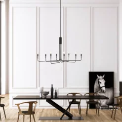 Light Society Eduardo 8-Light Chandelier, Black -Ceiling Lighting Shop 8fc1ac8e00d2b520 5722 w800 h800 b0 p0