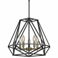 Globe Electric Sansa Chandelier, Bronze, 5-Light -Ceiling Lighting Shop 9001a65e0c7d73f9 6049 w800 h800 b1 p0