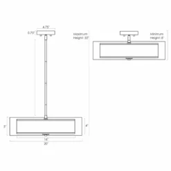 Kira Home Lindos 20" Double Drum Chandelier, Glass Diffuser, Stem-Hung -Ceiling Lighting Shop 90e1a4ab0d71b1ba 8695 w800 h800 b1 p0