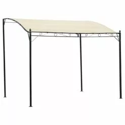 Vida XL International B.V. VidaXL Gazebo Cream White Outdoor Garden Marquee Party Wedding Tent Canopy