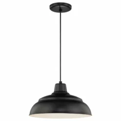 Millennium Lighting Inc R Series Collection 14" Corded RLM Pendant, Satin Black 12 Millennium Lighting Inc R Series Collection 14" Corded RLM Pendant, Satin Black -Ceiling Lighting Shop 9291d1c402ec1418 2826 w800 h800 b1 p0