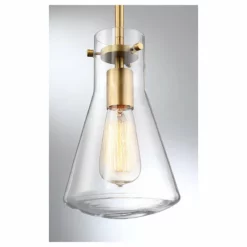 Helmsman Lighting Works 1-Light Pendant, Natural Brass -Ceiling Lighting Shop 948145ea0aa18039 3382 w800 h800 b1 p0