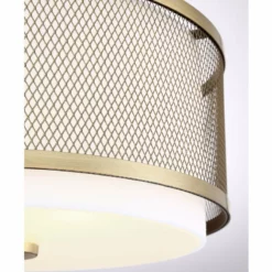 Helmsman Lighting Works 3-Light Flush Mount, Natural Brass -Ceiling Lighting Shop 9481491509ea56a8 8831 w800 h800 b0 p0
