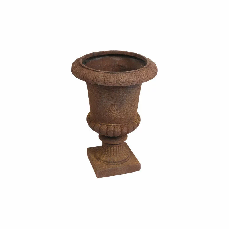 LuxenHome Classic Bronze Urn Planter 1 LuxenHome Classic Bronze Urn Planter
