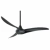 Minka Aire MinkaAire Wave Wave 52" 3 Blade Indoor Ceiling Fan - Coal