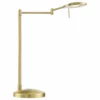 Arnsberg Dessau Turbo Swing Arm Table Lamp, Satin Brass