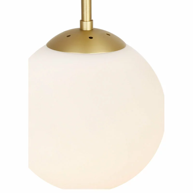 Light Society Aura Globe Ceiling Light, Milk Glass 6 Light Society Aura Globe Ceiling Light, Milk Glass - Image 6