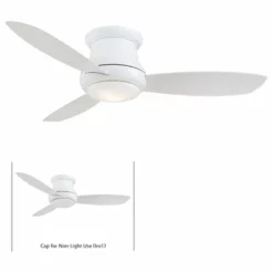 Minka Aire Concept II 44 In. LED Indoor White Flush Mount Ceiling Fan -Ceiling Lighting Shop 955164f10ea5edde 1860 w800 h800 b1 p0