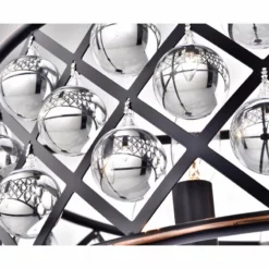 Edvivi Lighting Azha 5-Light Oil Rubbed Bronze Drum Pendant Chandelier With Crystal Spheres Glam -Ceiling Lighting Shop 95d183970d92807c 0649 w800 h800 b0 p0