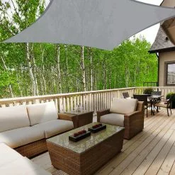 Yescom 13x10 Ft 97% UV Block Rectangle Sun Shade Sail HDPE Canopy Cover Net -Ceiling Lighting Shop 976179510ee194fa 5171 w800 h800 b0 p0