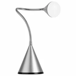 OttLite Technologies OttLite LED Cone Lamp With Base, Silver -Ceiling Lighting Shop 97d129000e7b71c5 0110 w800 h800 b1 p0