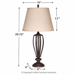 Signature Design Of Ashley Mildred Table Lamp, Set Of 2 -Ceiling Lighting Shop 998161220f404330 5003 w800 h800 b1 p0